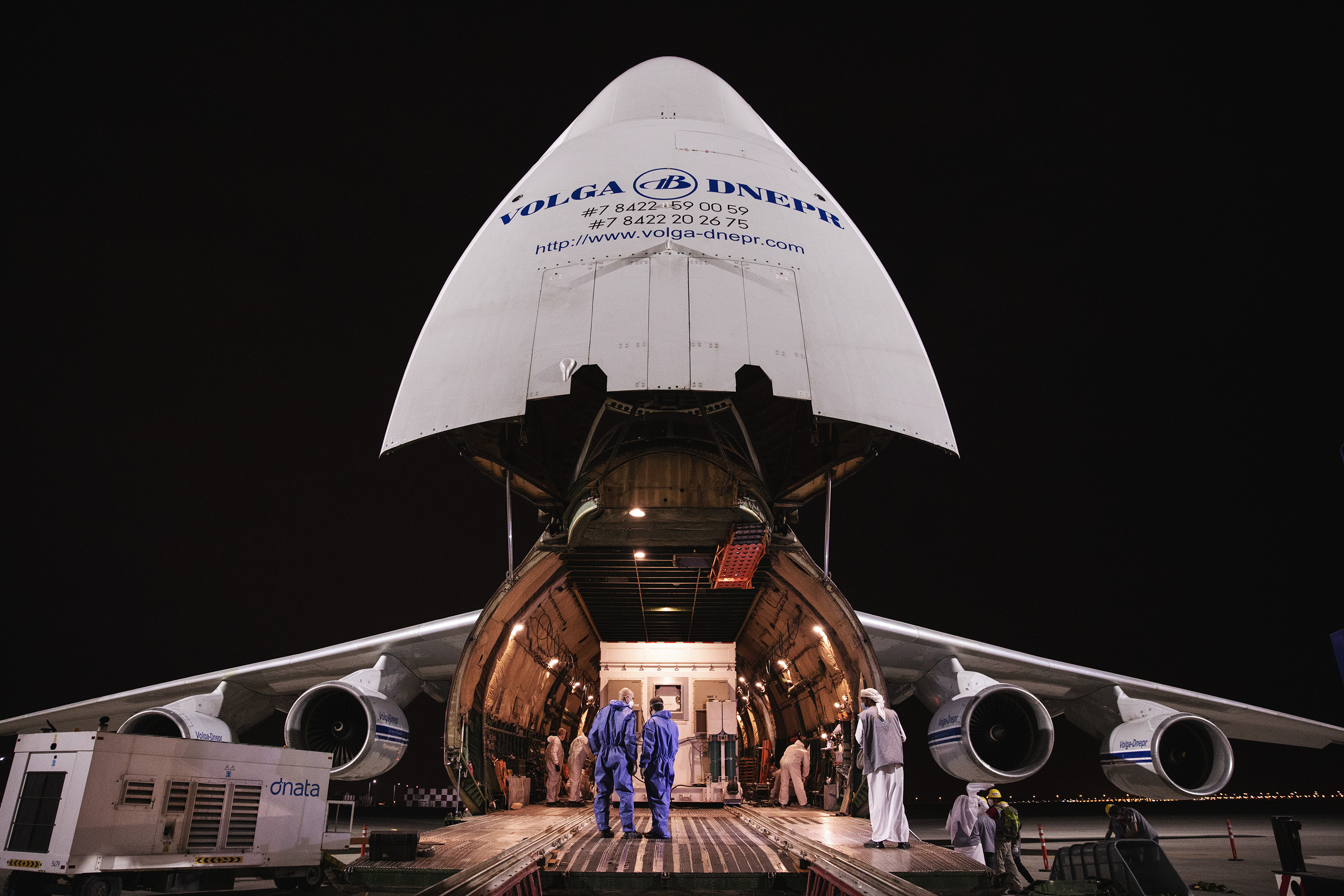 The Hope Probe Is Successfully Transferred from Dubai To Its Launchpad In  Japan