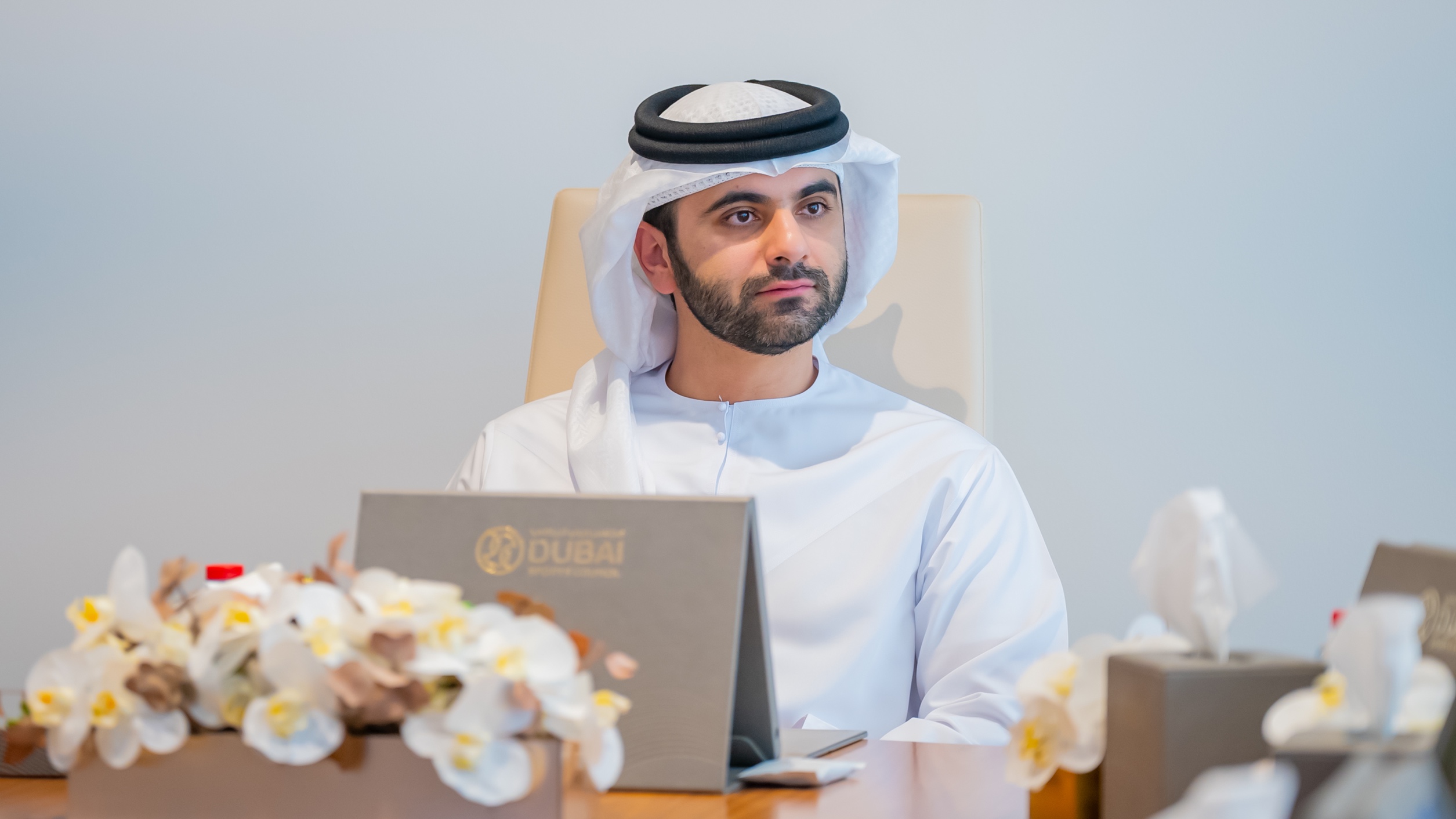 منصور بن محمد يترأس اجتماع مجلس دبي الرياضي