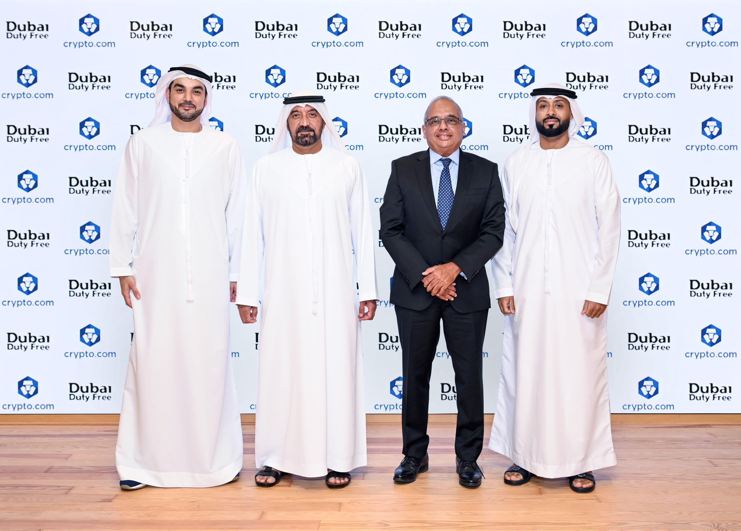 HH Sheikh Ahmed bin Saeed Al Maktoum President DCAA  Chairman of DDF with Ramesh Cidambi  MD of DDF